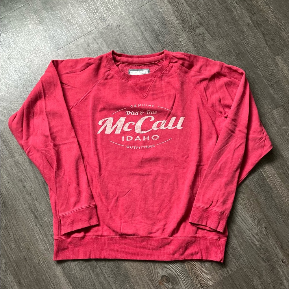 McCall Sweatshirt. Red. XL. Soft & comfy. Like new.
